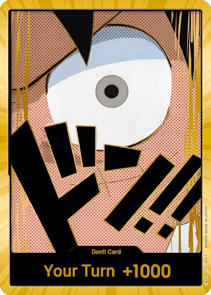 Gold Border Luffy DON!!